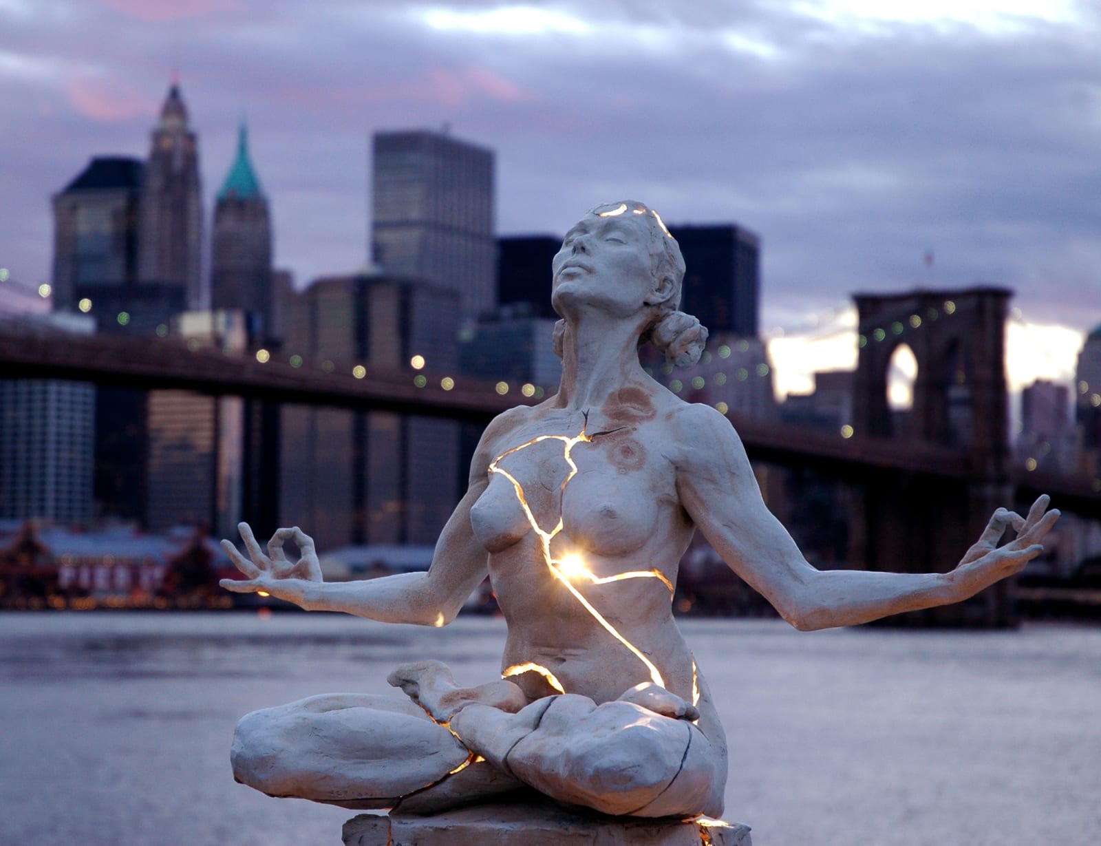 Expansion, Bronze, Electricity, Lighted, Metamorphosis, Female