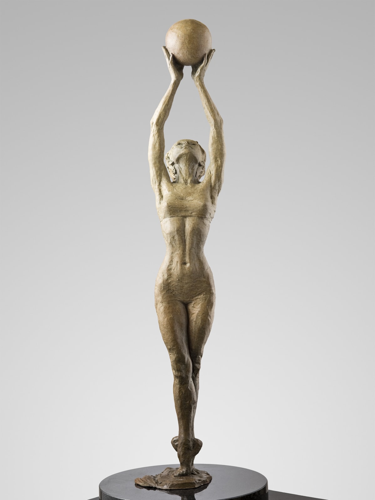 Believe, Bronze, Sphere, Female