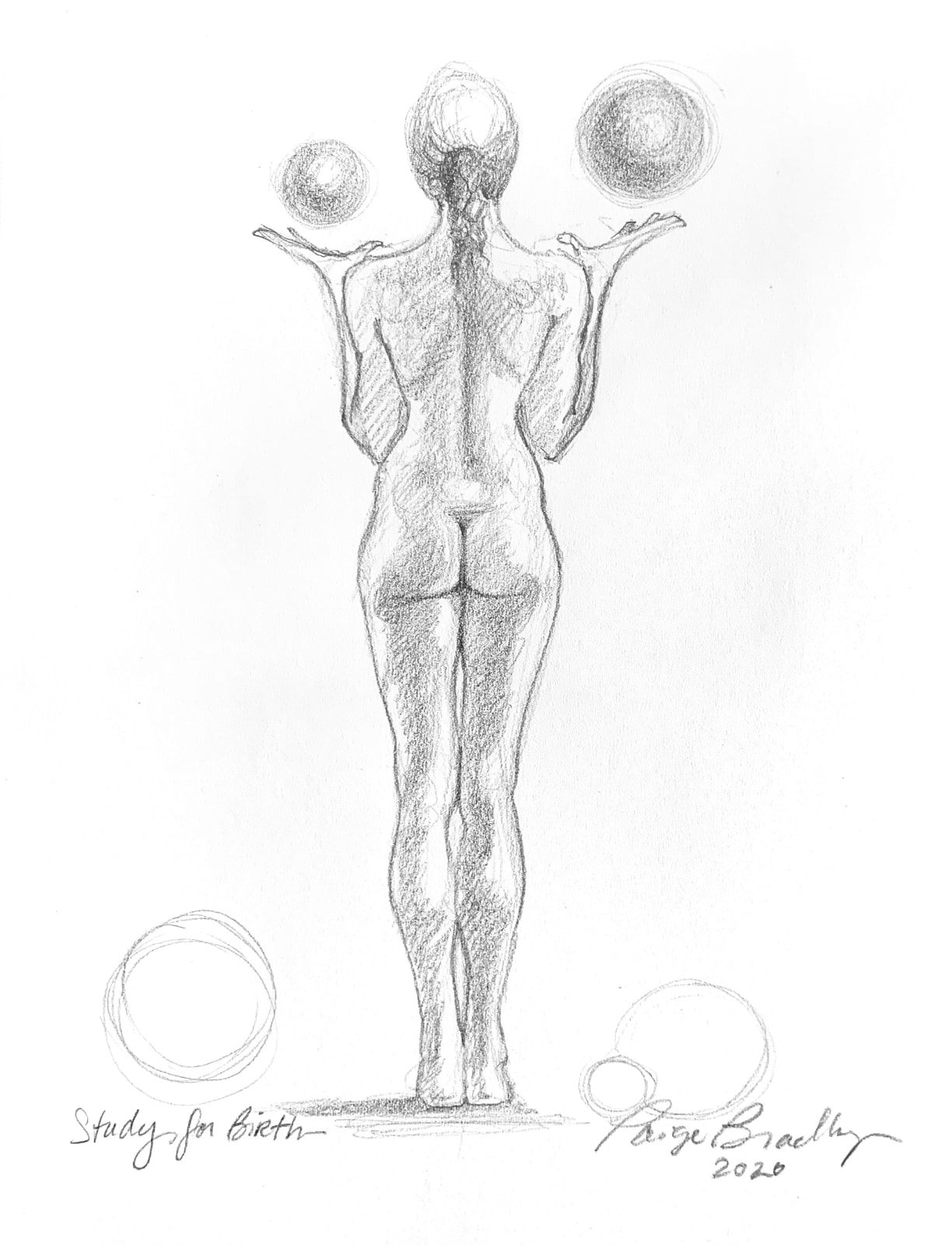 Study for Birth Original Drawing