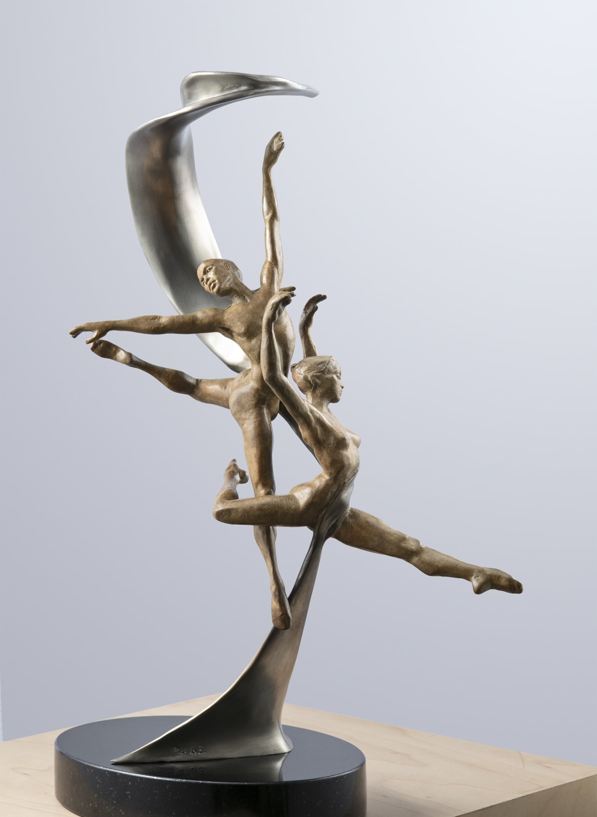 Ballet International, Bronze, Dancers, Female, Ballet, Male