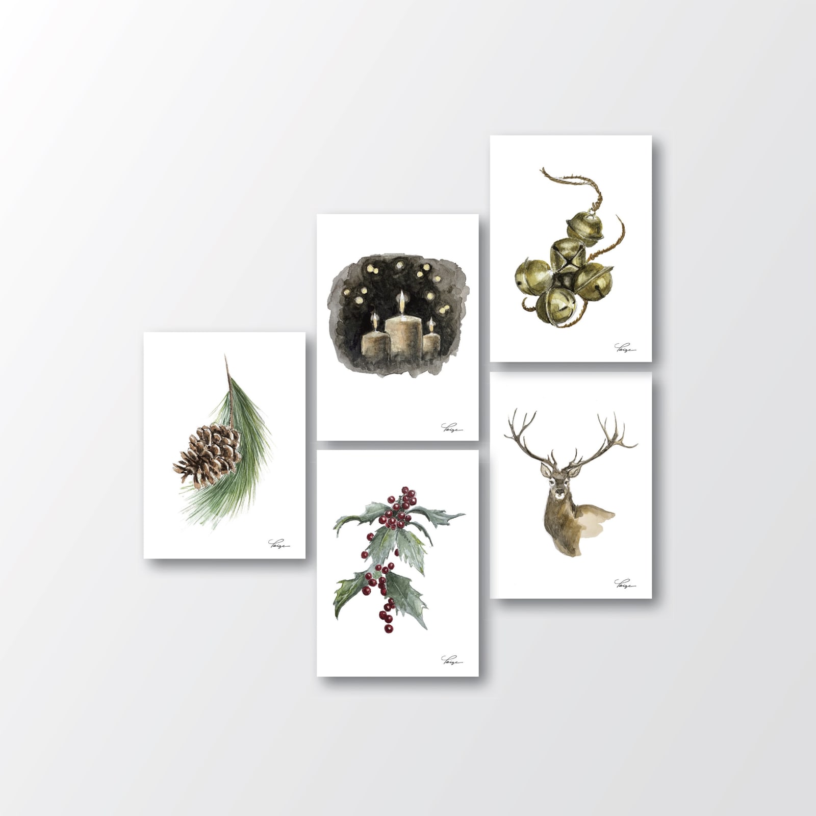 Holiday Series Art Cards