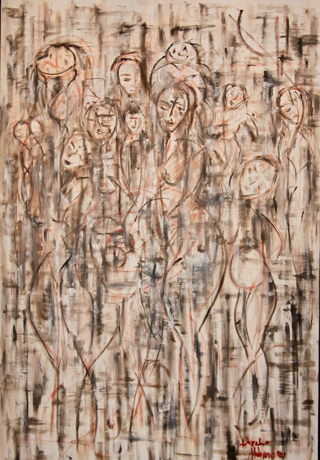 Laszlo Hamori, Reception of the Virgin, 2016