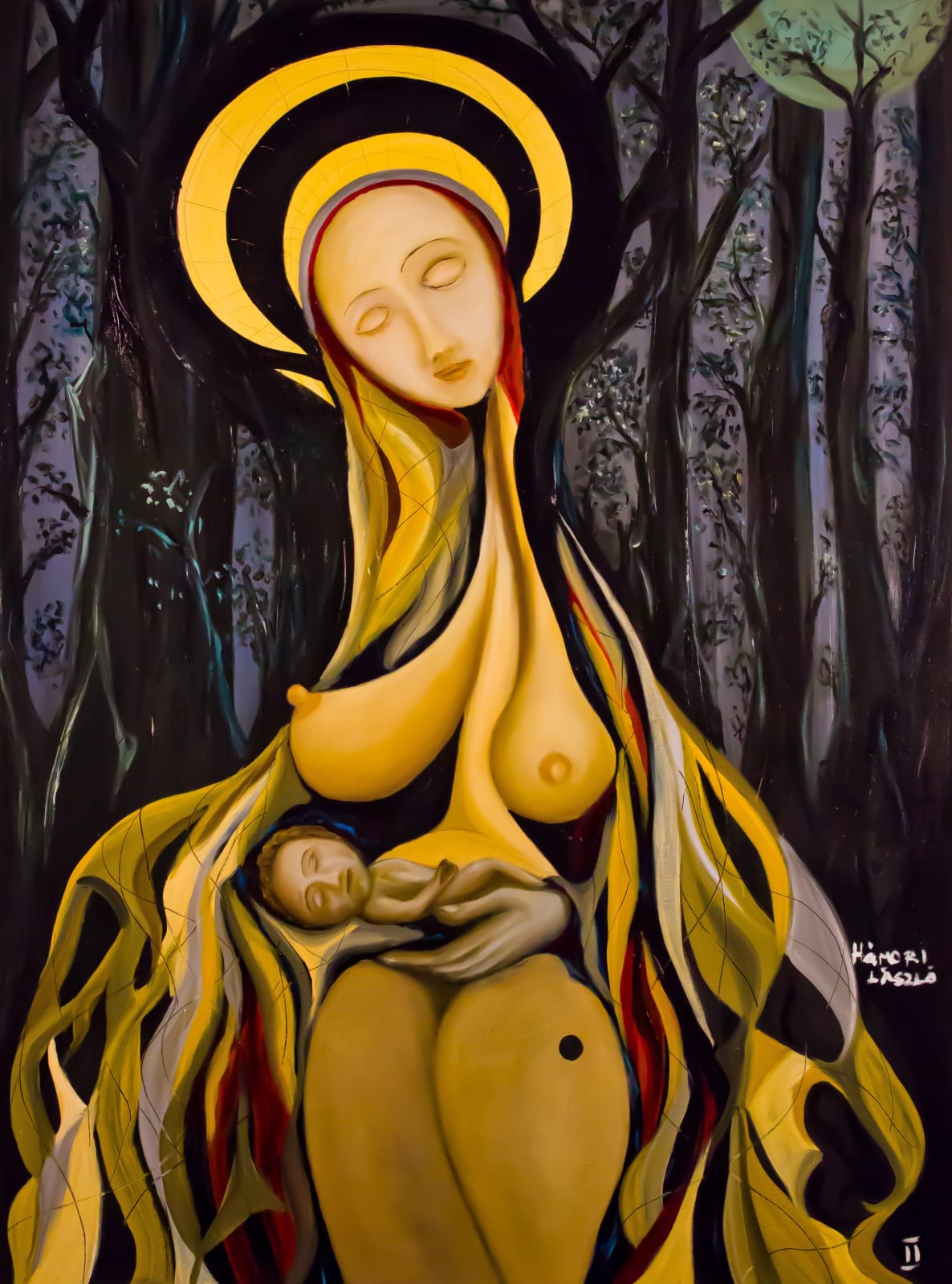 Laszlo Hamori, Madonna Of the night, 2020