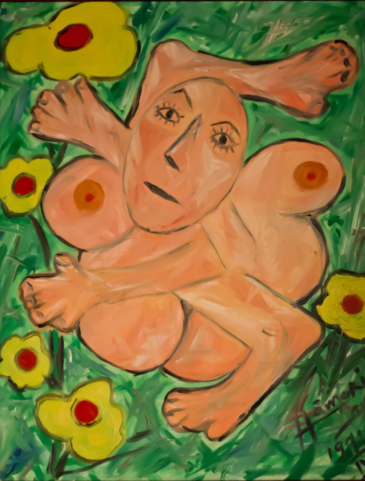 Laszlo Hamori, Playing in the garden, 1992