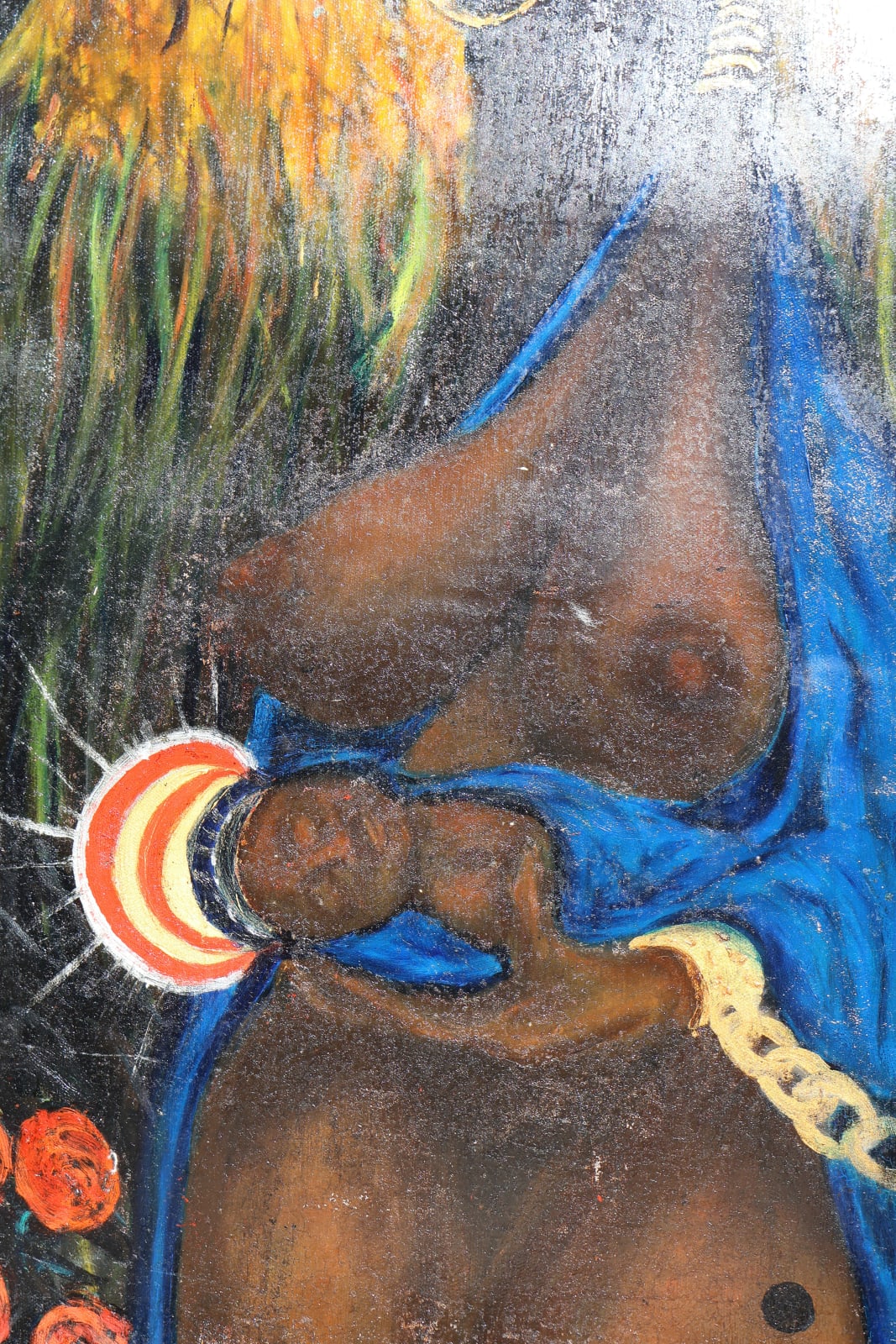 Laszlo Hamori, Madonna of the Serengeti (The black Madonna ), 2015