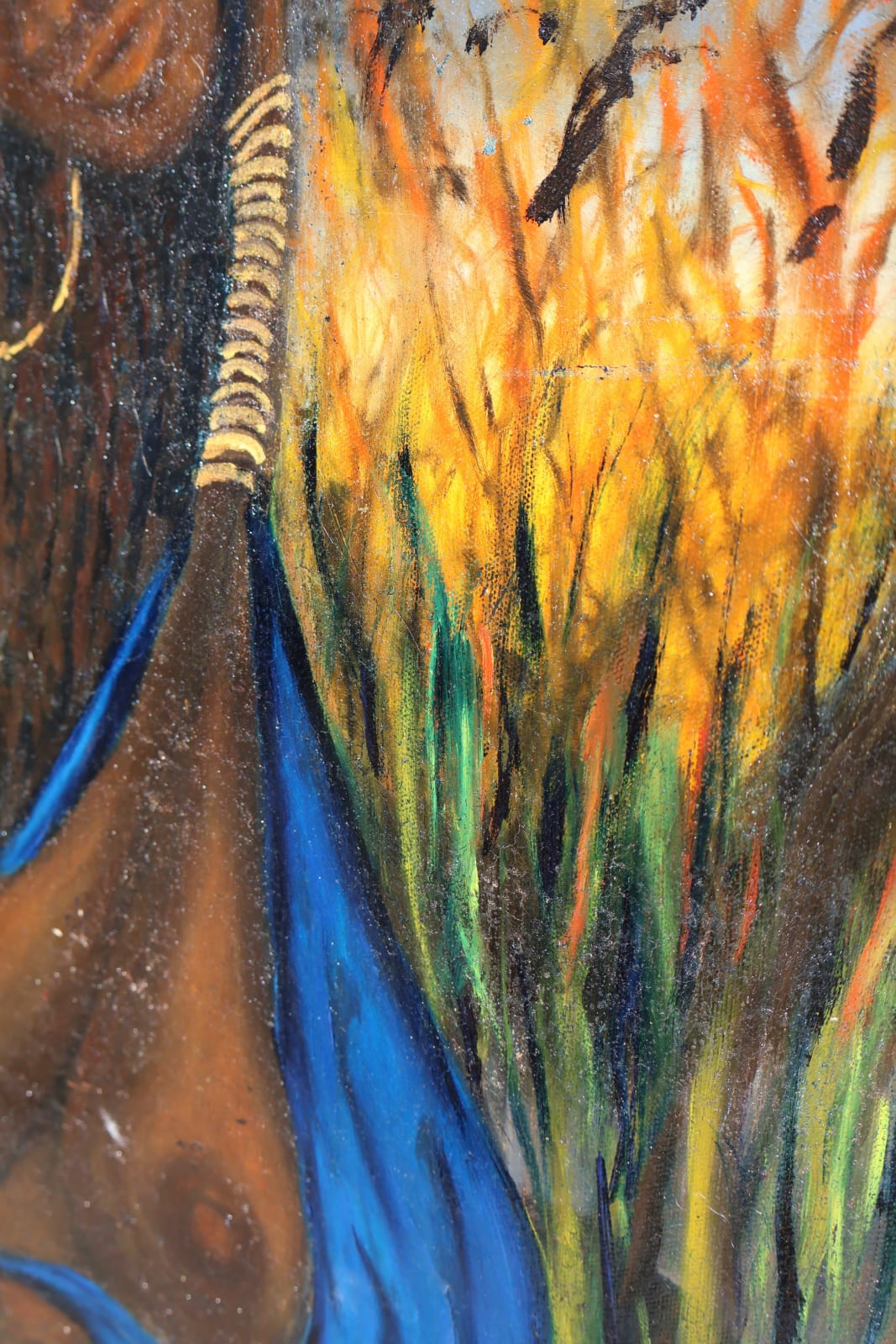 Laszlo Hamori, Madonna of the Serengeti (The black Madonna ), 2015