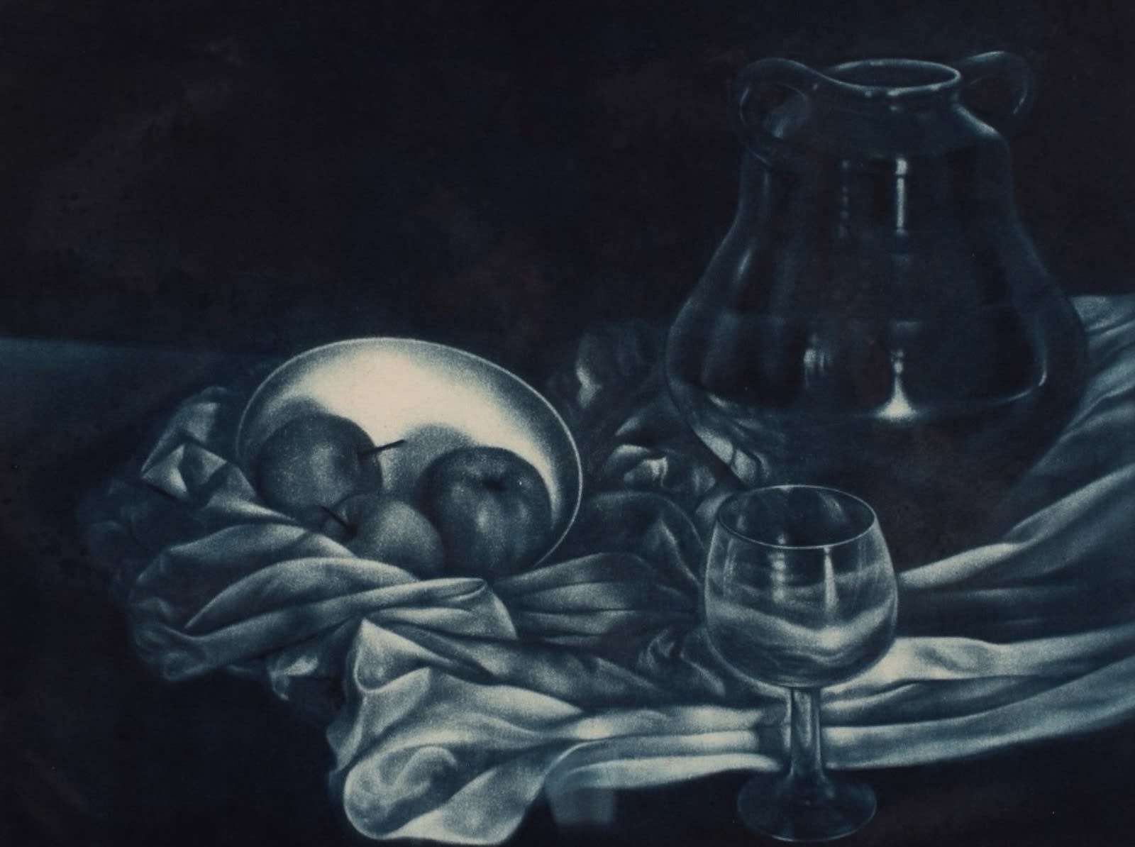 Mohamed Ben Meftah, Nature morte aux trois pommes , 1981