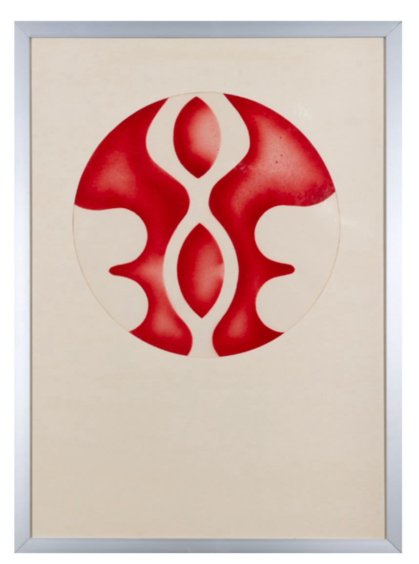 Farid Belkahia, Composition , 1974