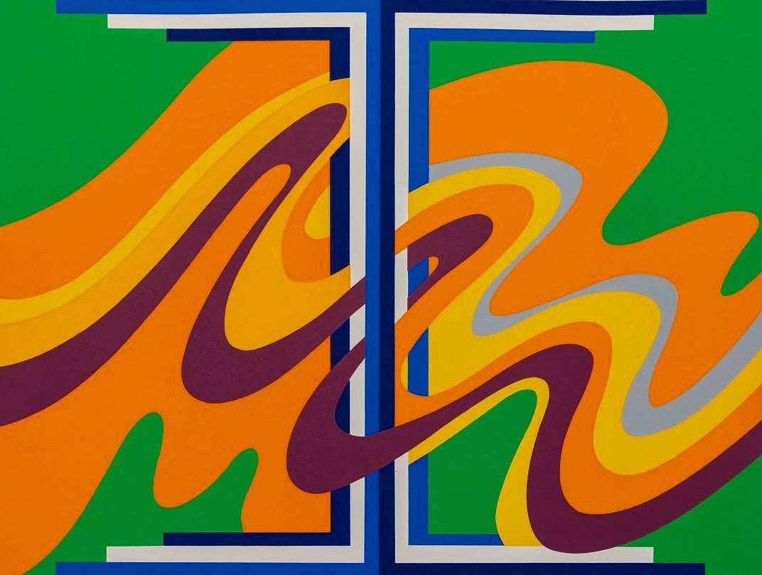Mohamed Melehi, Composition , 1983