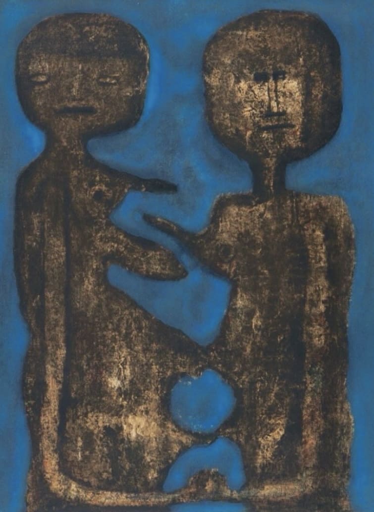 Farid Belkahia, Composition , 1970