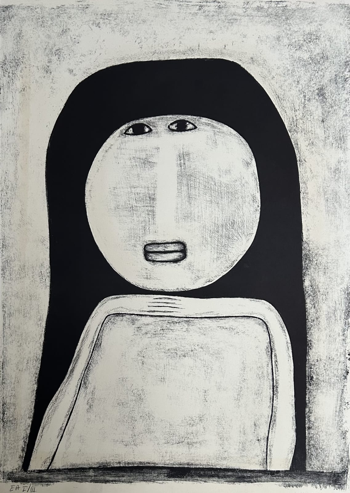 Farid Belkahia , L`attente , 1960