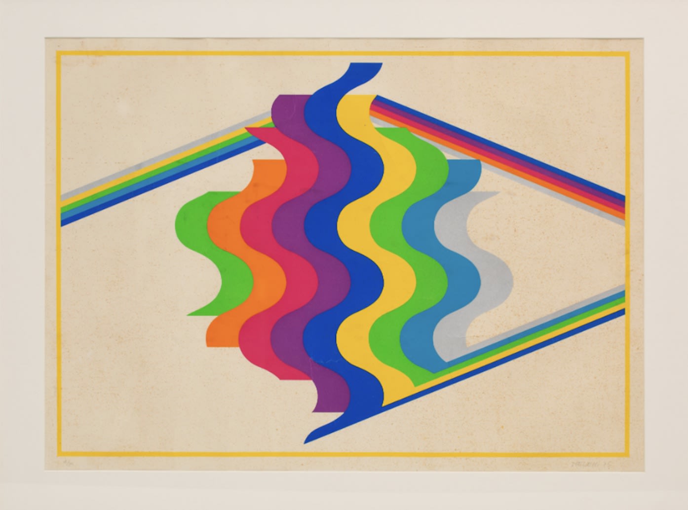 Mohamed Melehi, Untitled , 1975