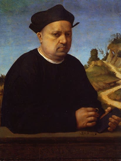 Francesco di Cristofano called Franciabigio, Portrait of a jeweler, (Florence, 1482 – Florence, 1525)