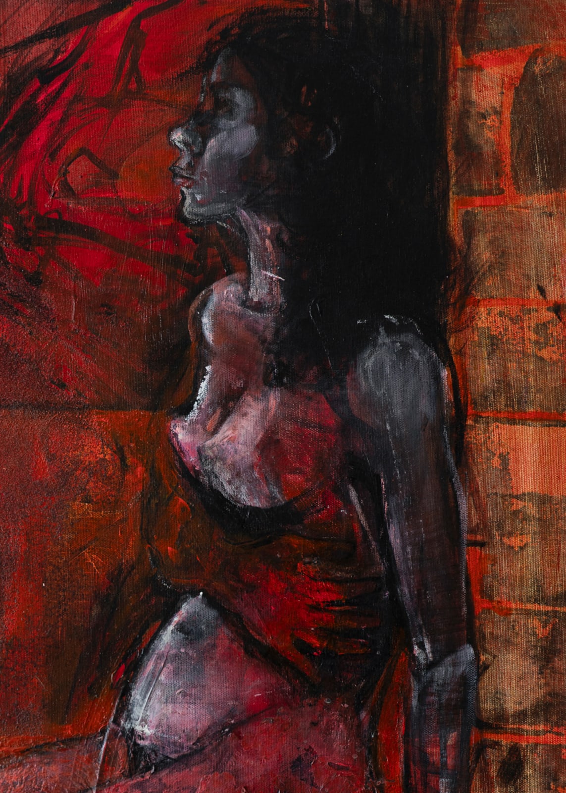 Tamara Jovandic-Everson, Lady in Red, 2025