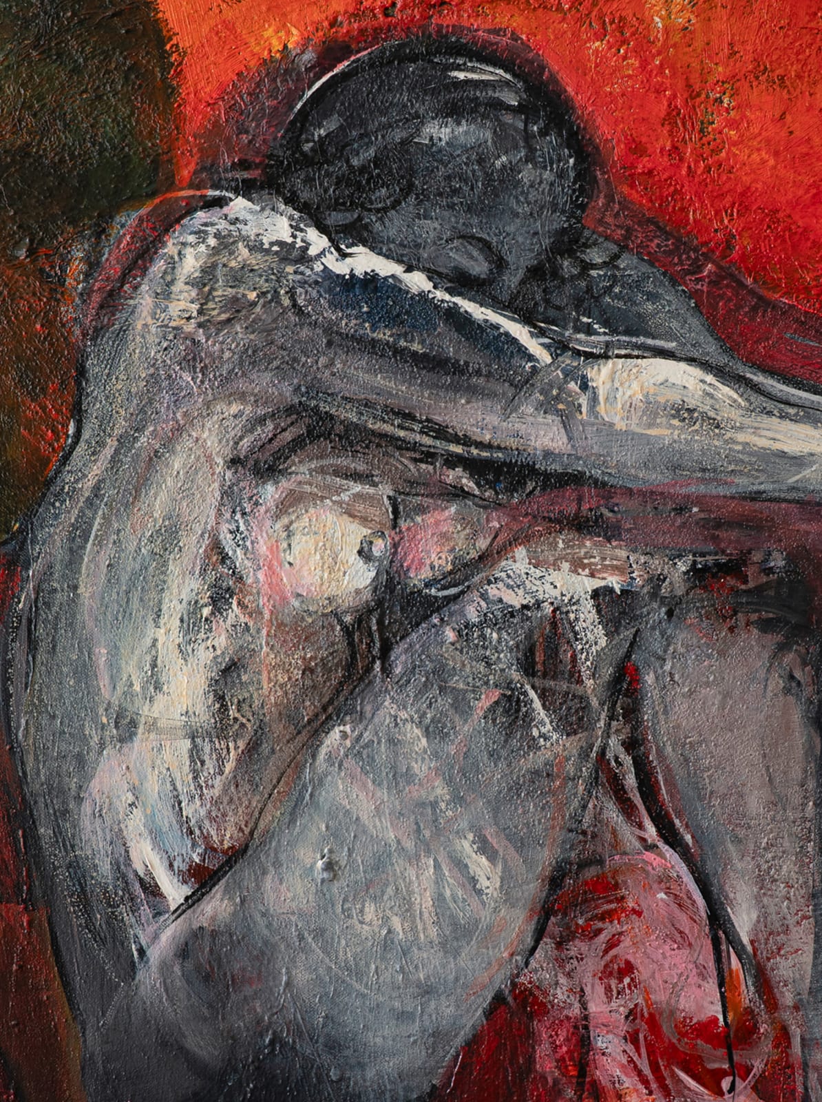 Tamara Jovandic-Everson, Lady in Orange and Pink, 2025