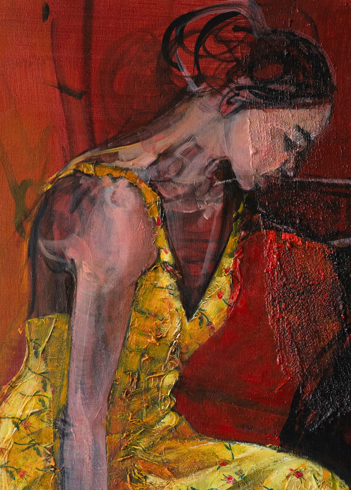 Tamara Jovandic-Everson, Lady in Yellow dress, 2025