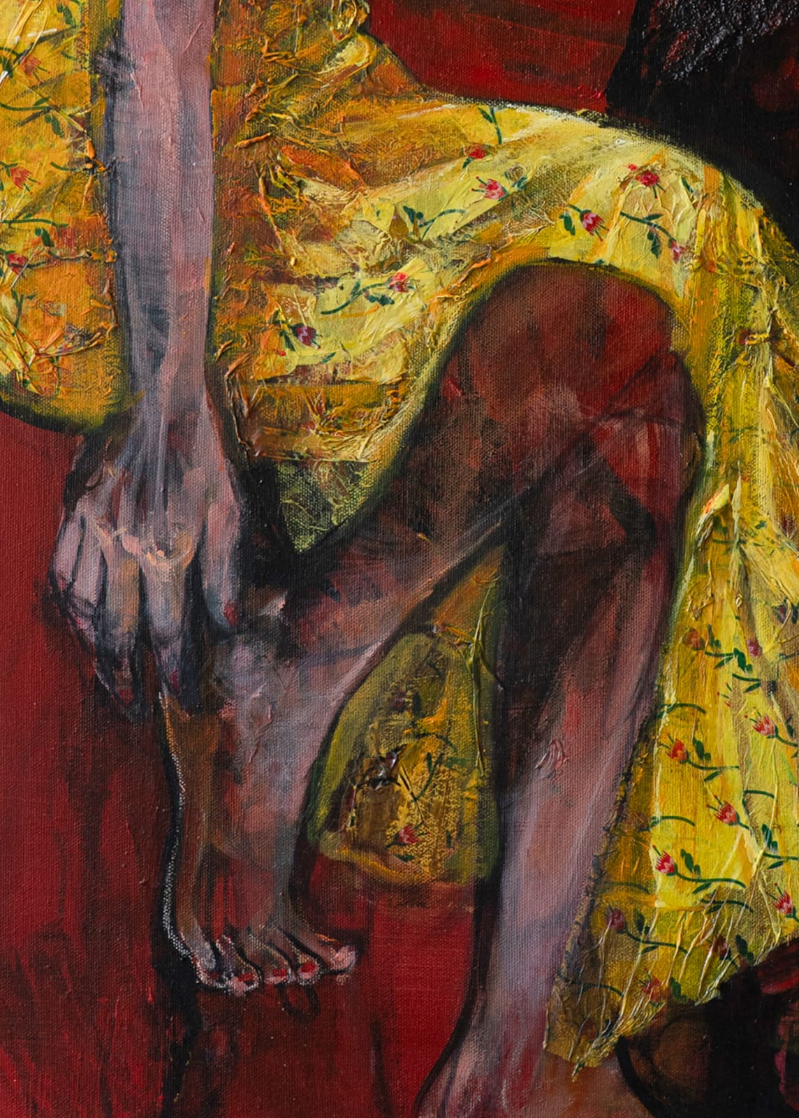 Tamara Jovandic-Everson, Lady in Yellow dress, 2025