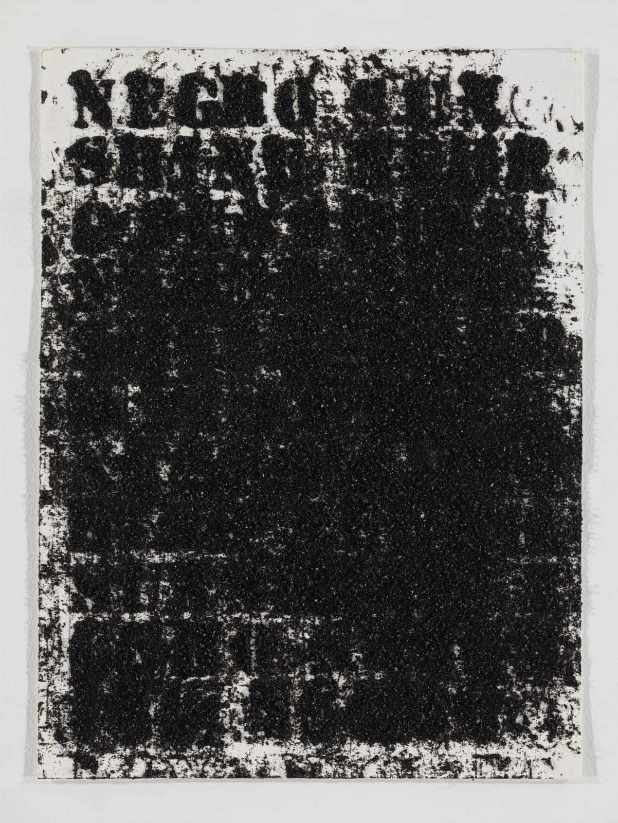 Glenn Ligon, Study for Negro Sunshine 2008.5, 2008