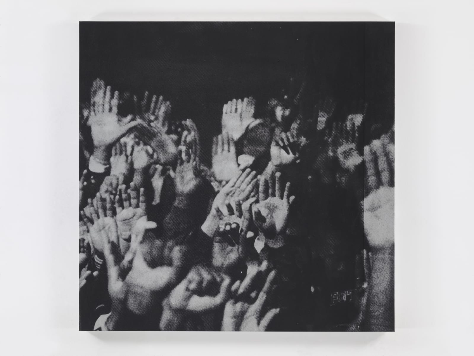 Glenn Ligon, Grey Hands #2, 1996
