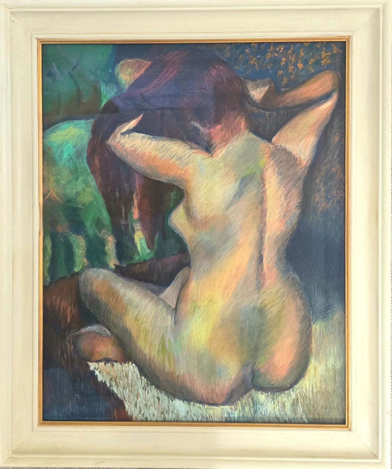 Stephanie Villalba, After the bath (from Degas), 2021