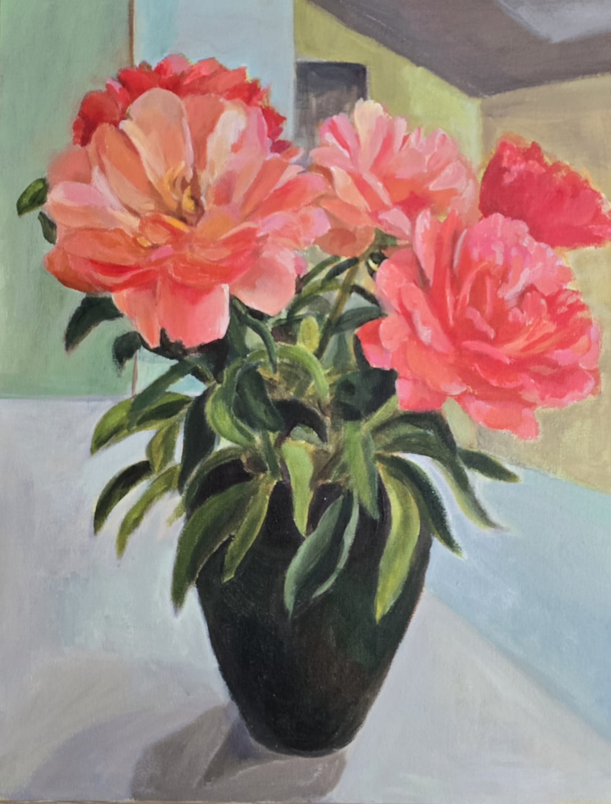 Stephanie Villalba, Pink Peonies, 2025