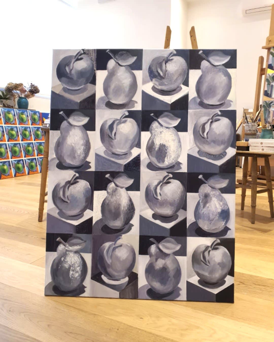 Stephanie Villalba, Apples and Pears, 2017