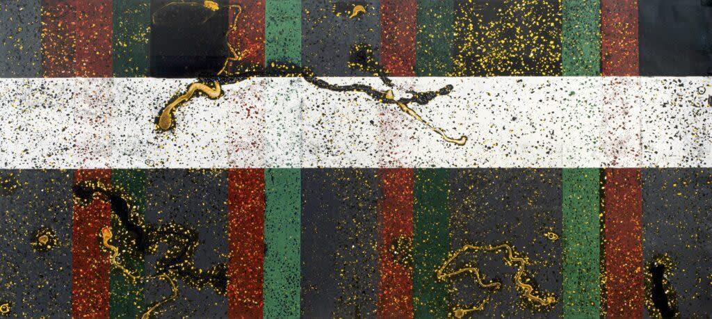 PFF583 – Kahlil Robert Irving, “Street [(candy powder & crawl) MANY skins –{ RED BLACK GREEN }]”
