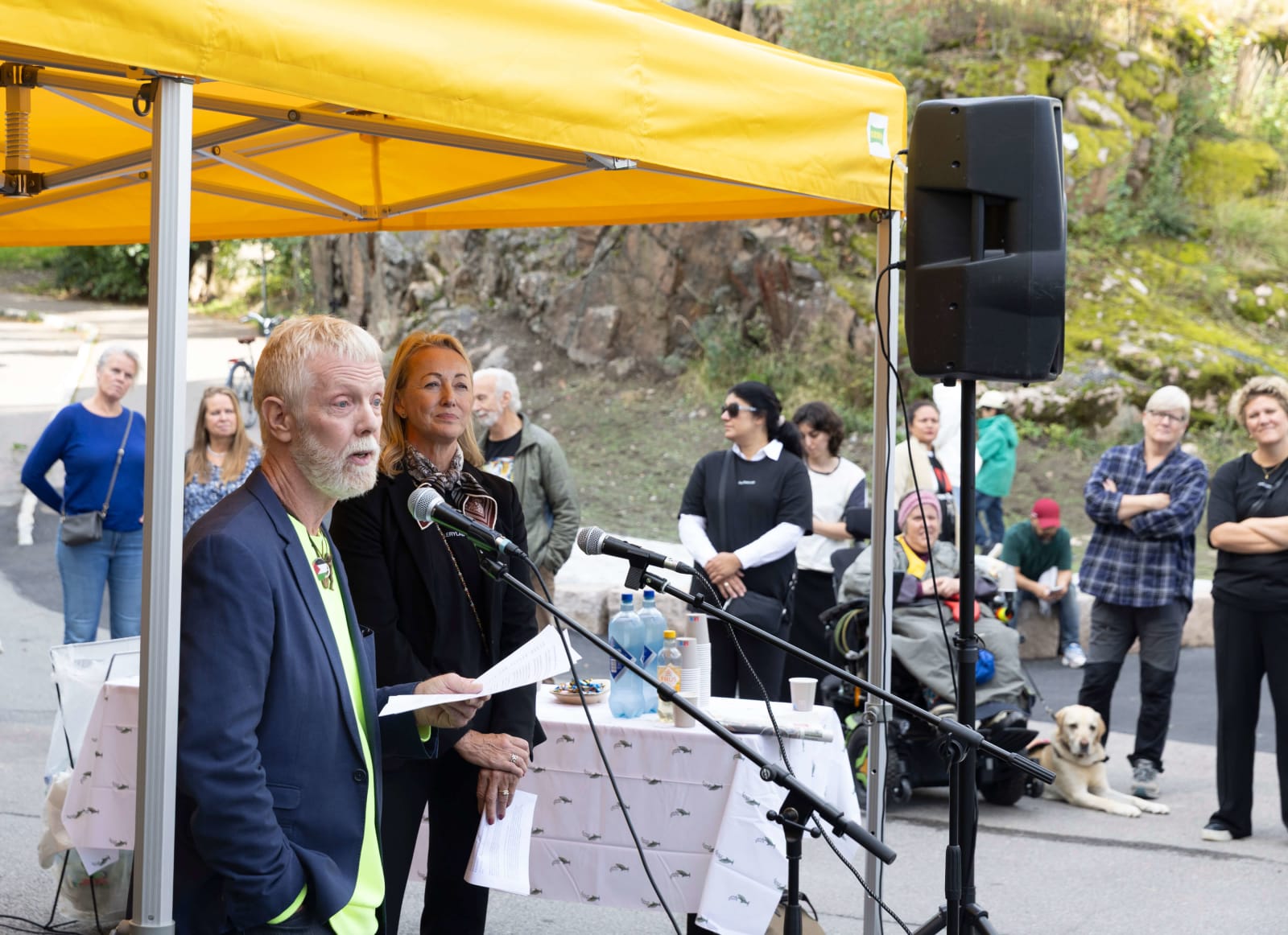 Lars Sture, daglig leder Kunstnerforbundet og Helene Gulaker Hansen, Ferd Art Programme