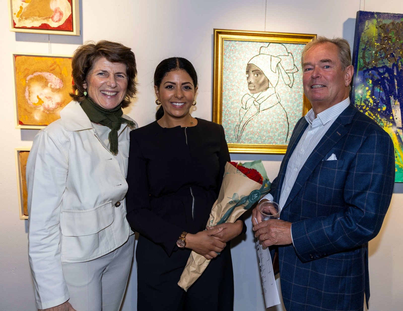 Kunstner Susana Mesquita og Brundtland