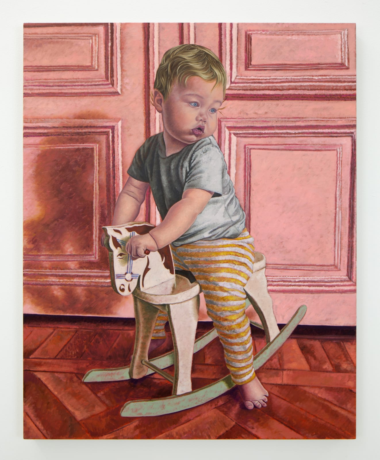 Alexander Skats, Isolde with Rocking Horse, 2025