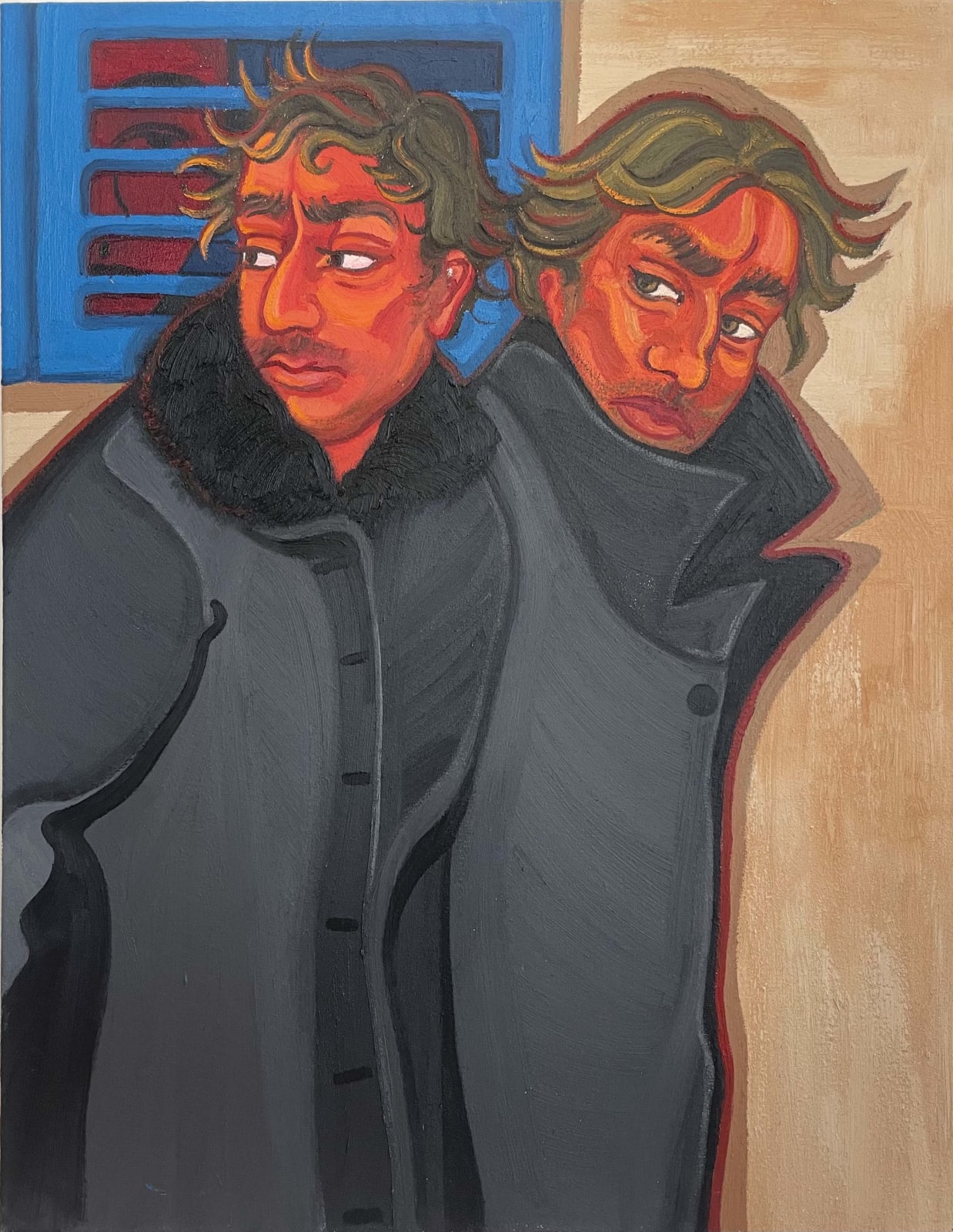 Ania Hobson, Red men, 2021