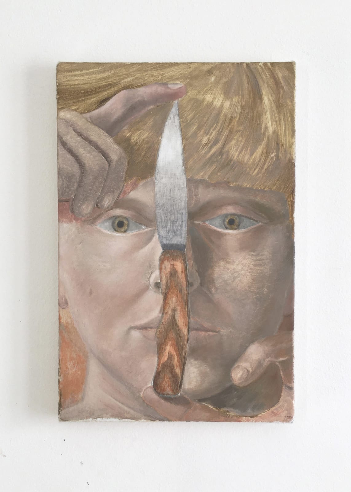 Rafal Topolewski, Eyes between chin, 2020