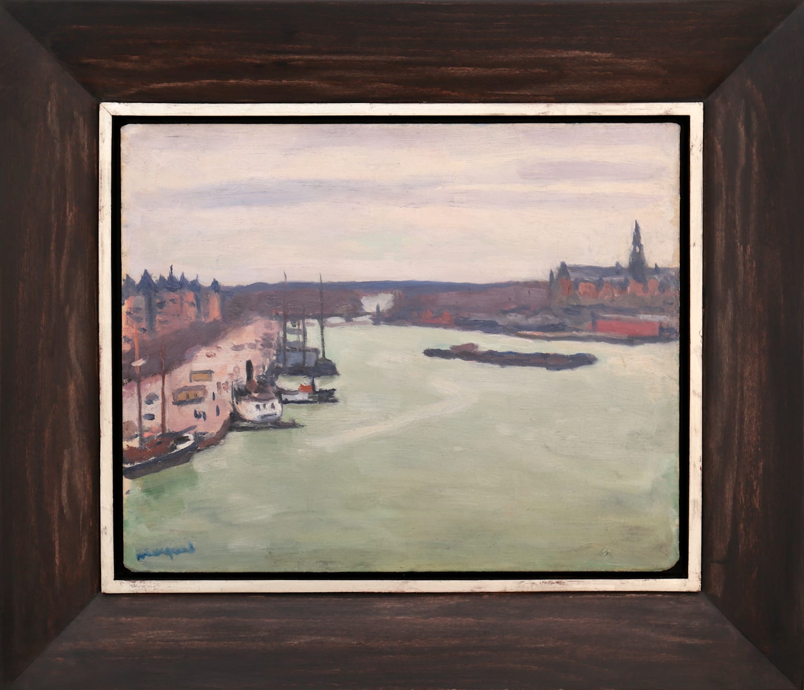 Albert MARQUET, Stockholm, Strandvägen ciel clair, 1938