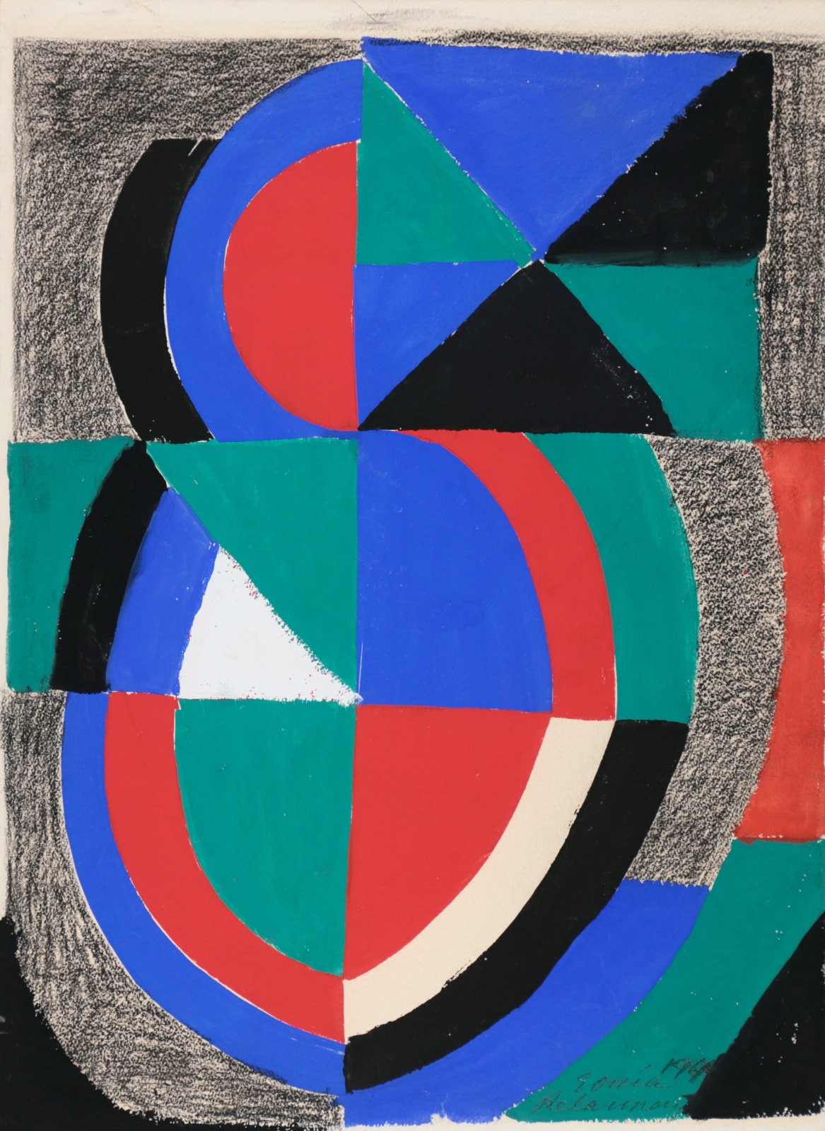 Sonia DELAUNAY, Rythme couleur, 1966