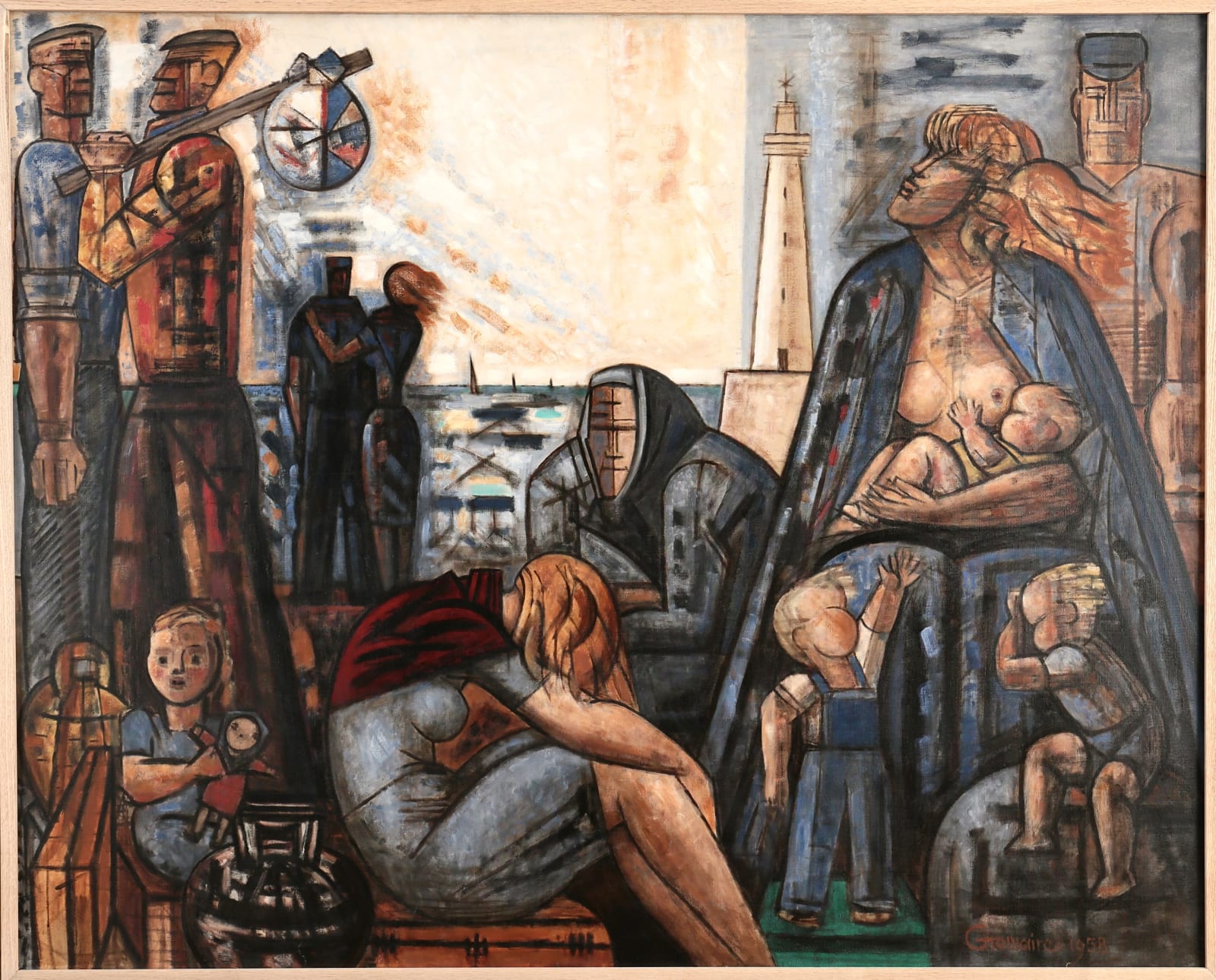 Marcel GROMAIRE, Les Émigrants, 1958