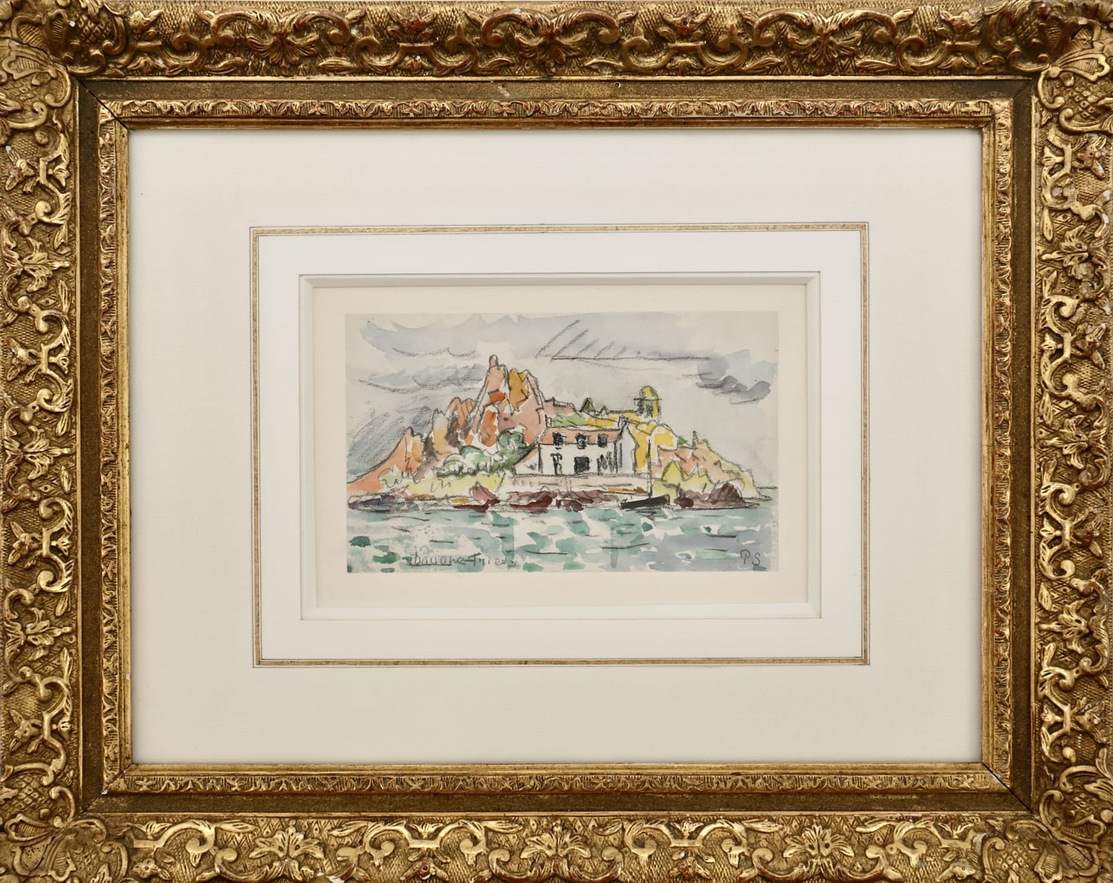 Paul SIGNAC, La Douane au Trieux, 1923 (circa)