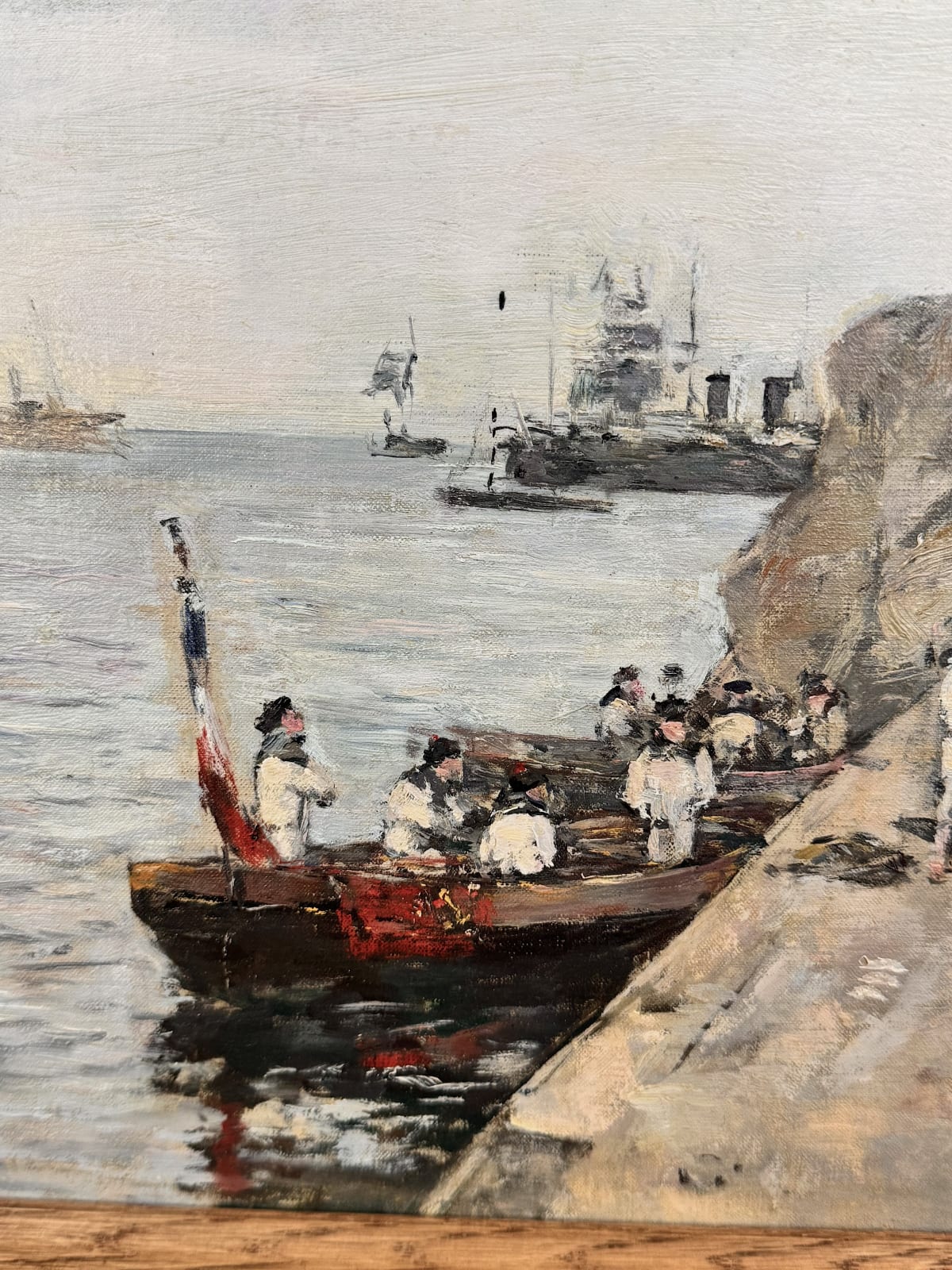 Eugène BOUDIN, La rade de Villefranche, 1892