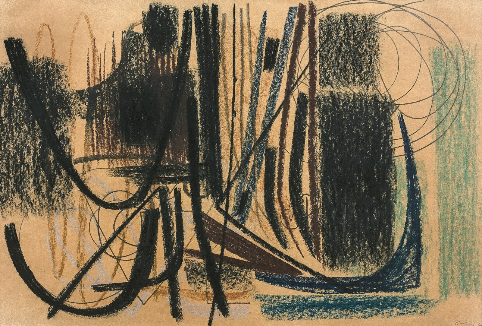 Hans HARTUNG, Composition, 1948