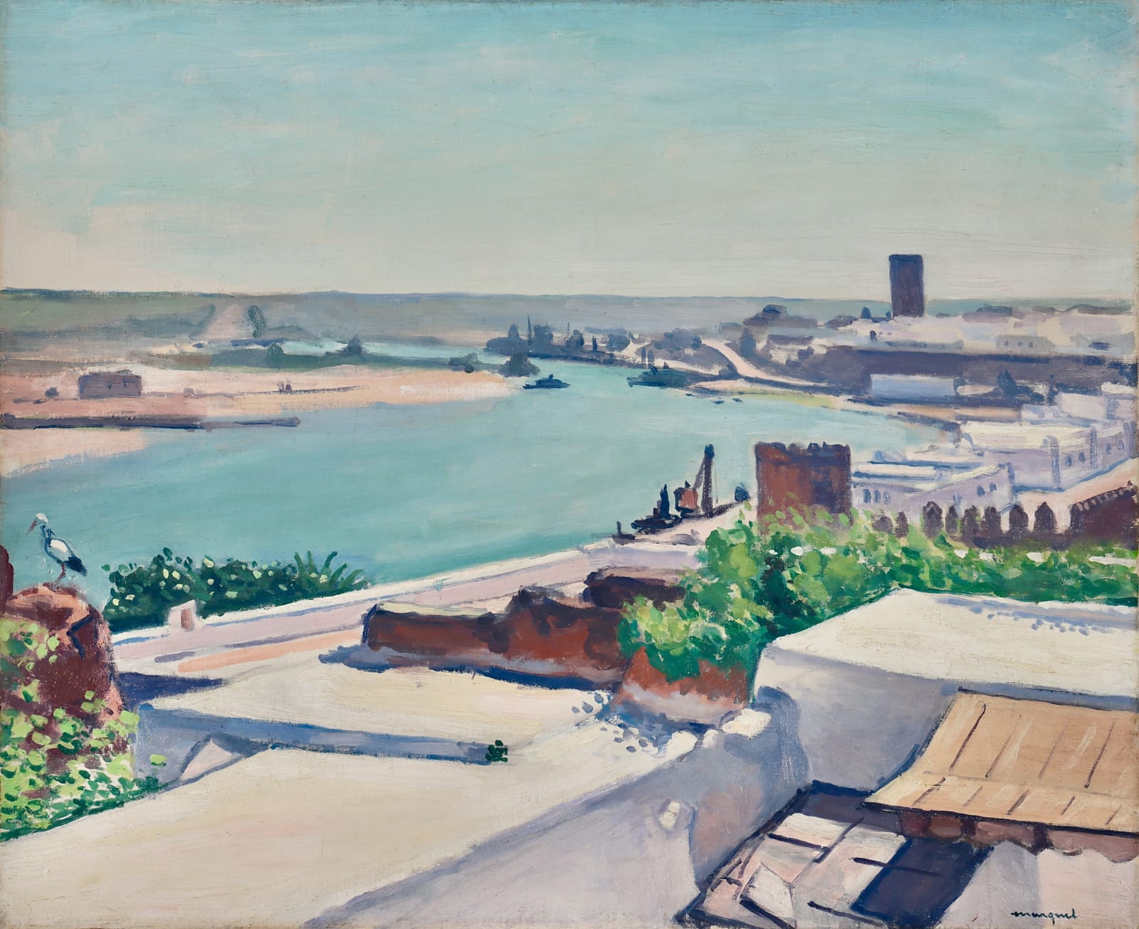 Albert MARQUET, Rabat. La Tour Hassan, 1935 (circa)