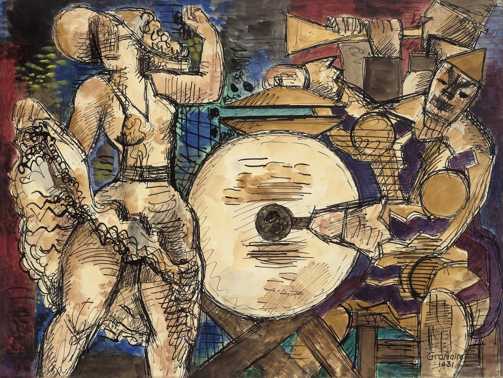 Marcel GROMAIRE, Le Cirque, 1931