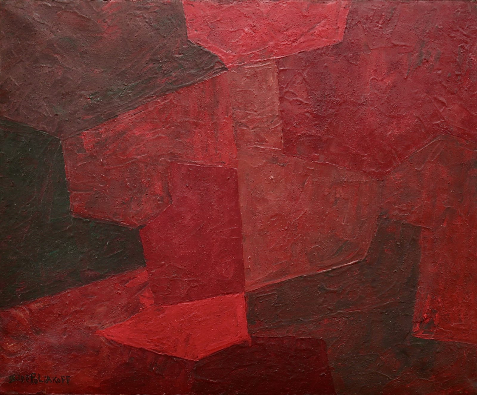 Serge POLIAKOFF, Composition abstraite, 1964