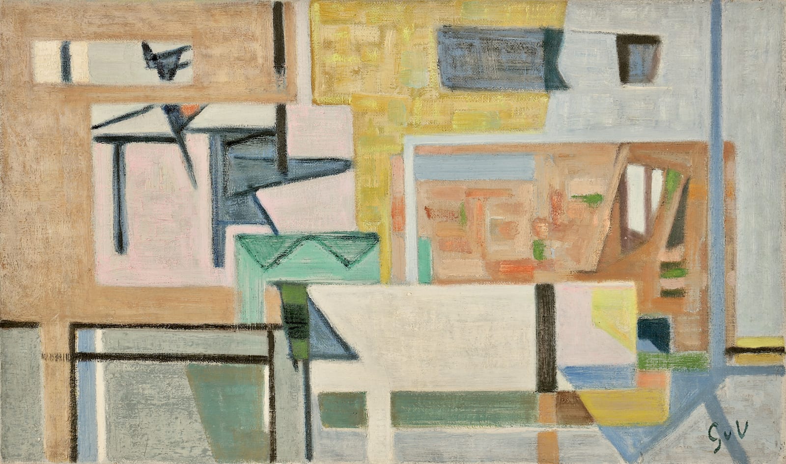 Geer van VELDE, Composition, 1953 (circa)