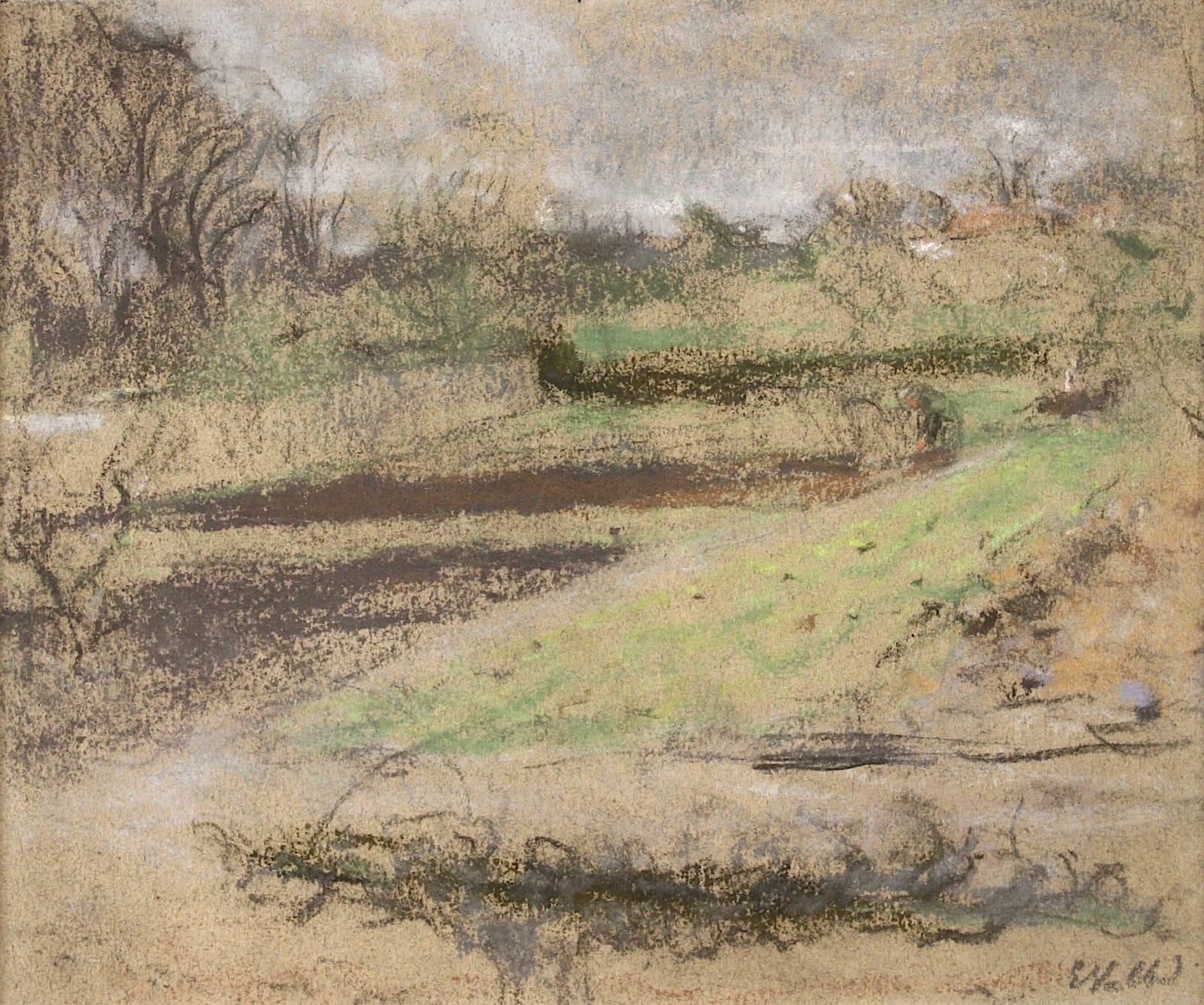 Édouard VUILLARD, Le Potager aux Clayes , 1932-1938 (circa)