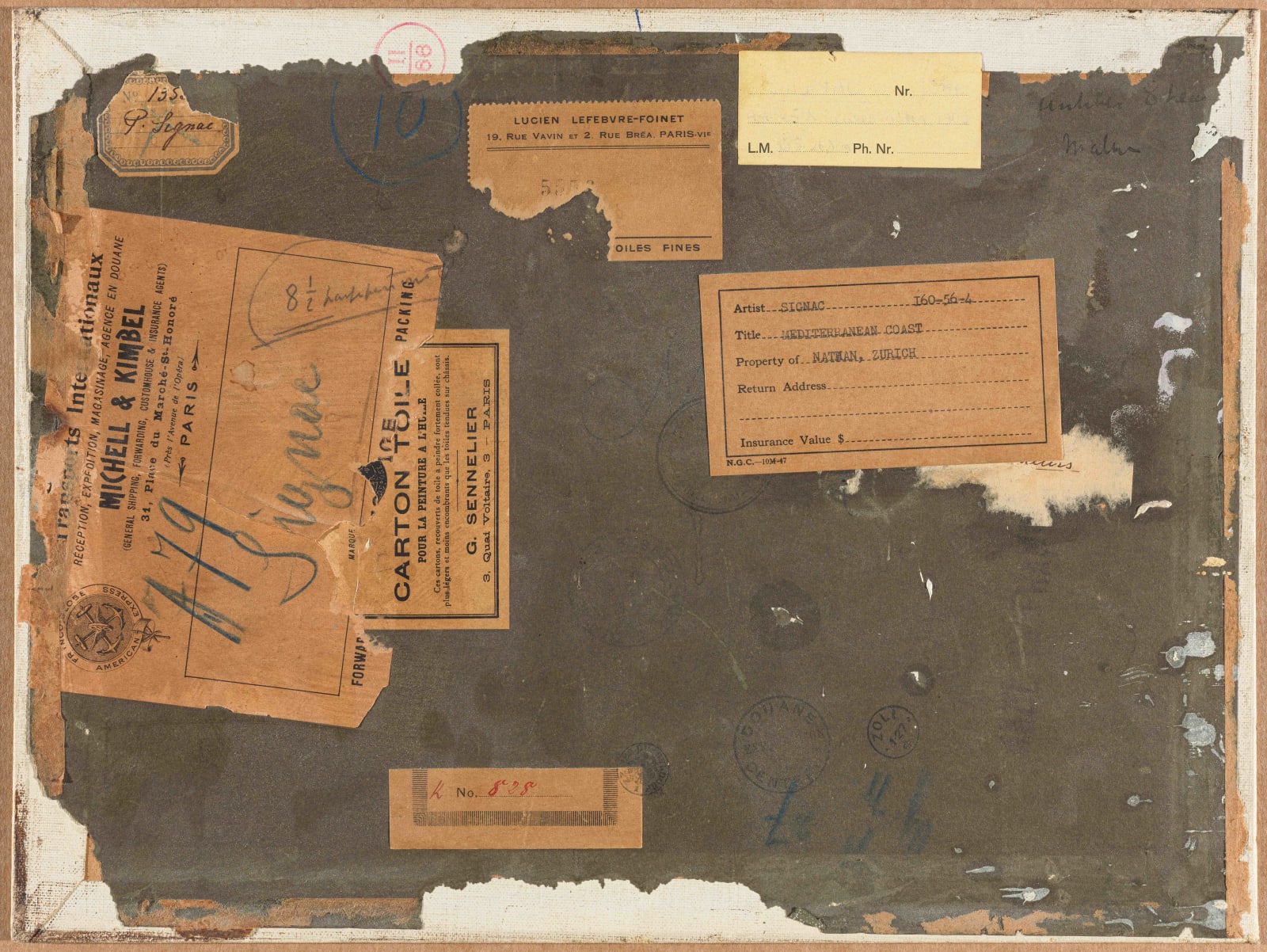 Paul SIGNAC, Antibes. 8h. Matin, 1903