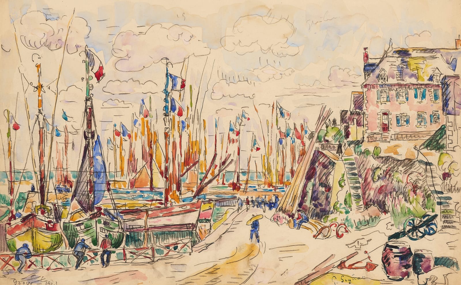 Paul SIGNAC, Groix, 1923