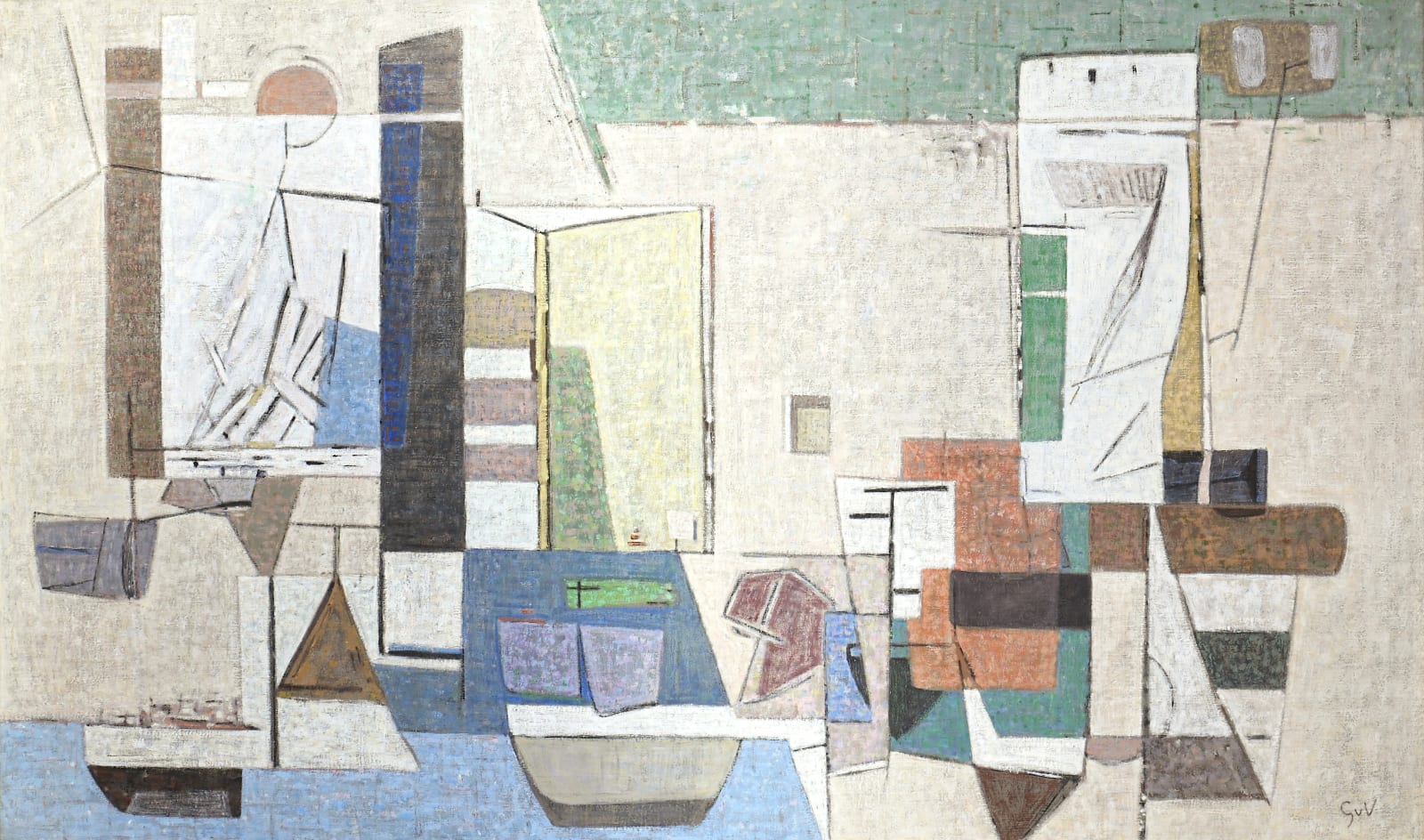 Geer van VELDE, Composition, 1950 circa