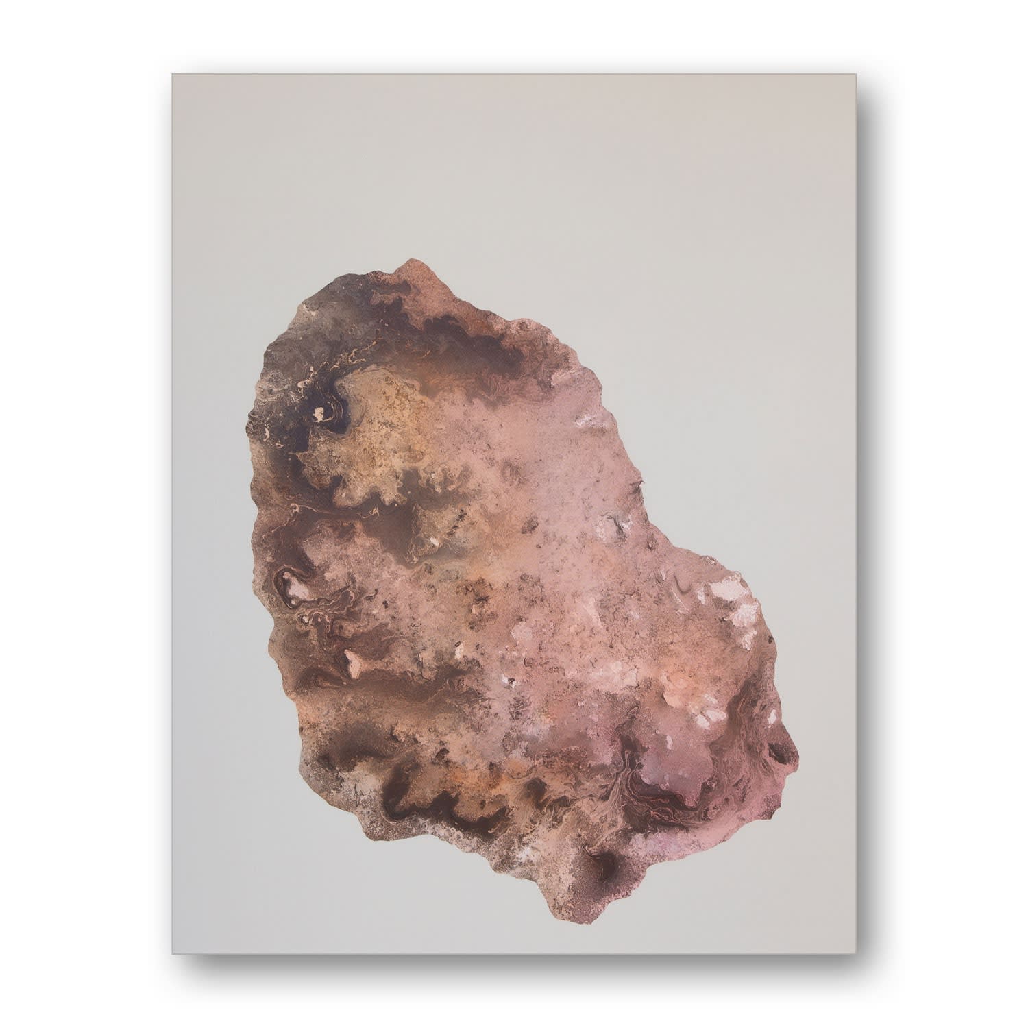 Stone mixed media on canvas painting by Sara Jorslov