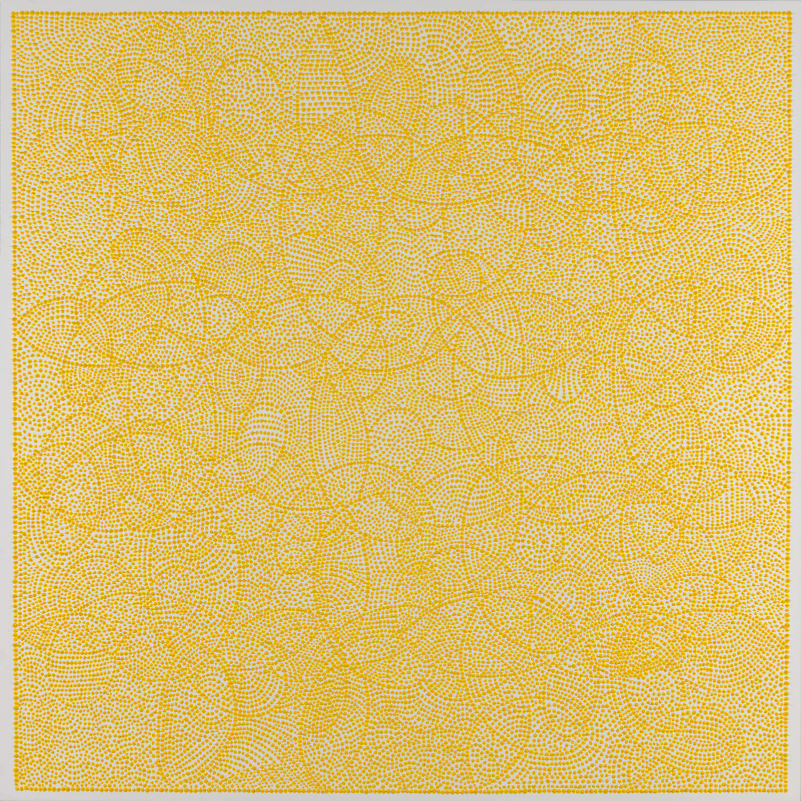 Yellow Spike Oil on Canvas painting by Jennifer Pinder