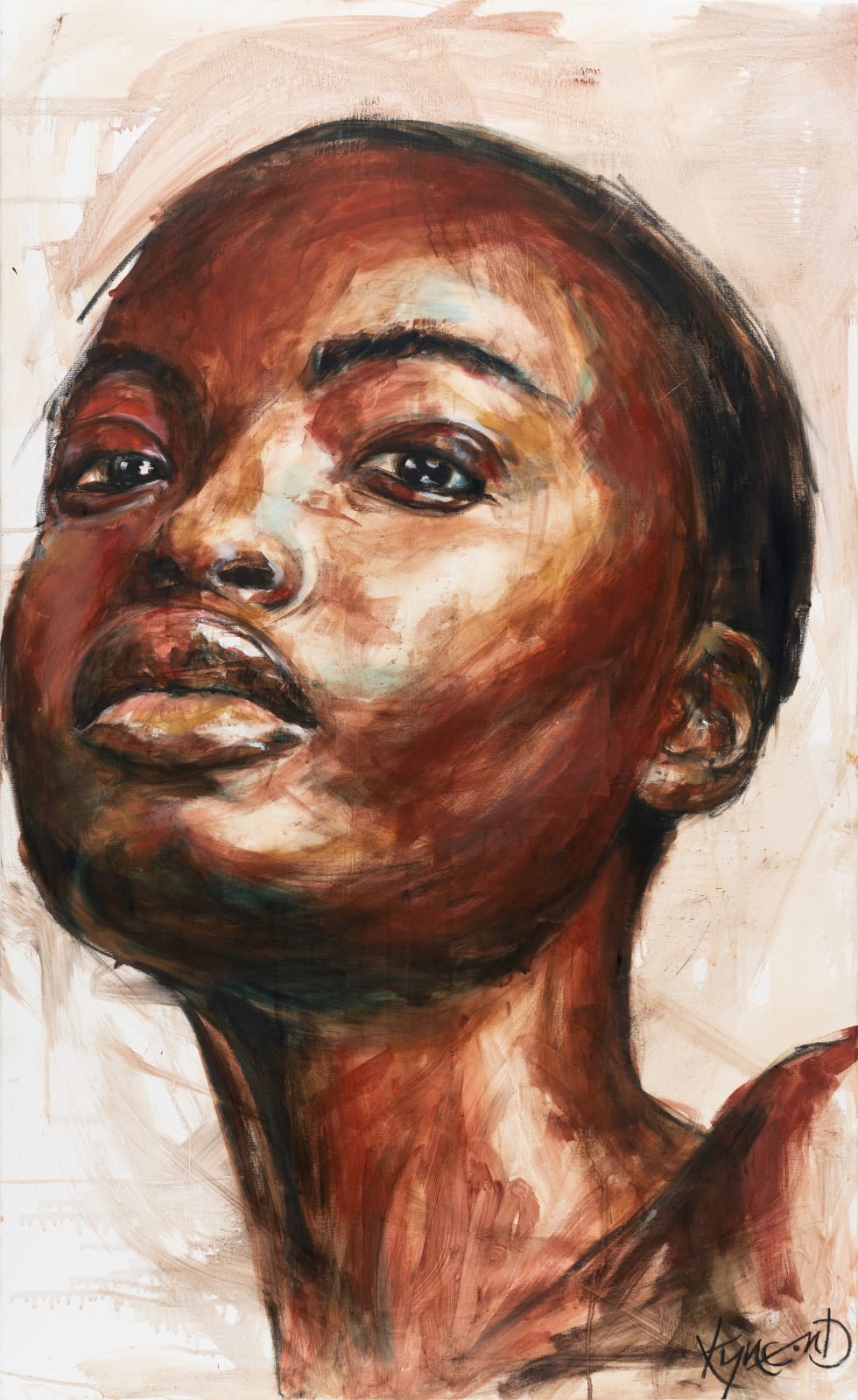Keir oil on canvas painting by Kyne Bernstorff