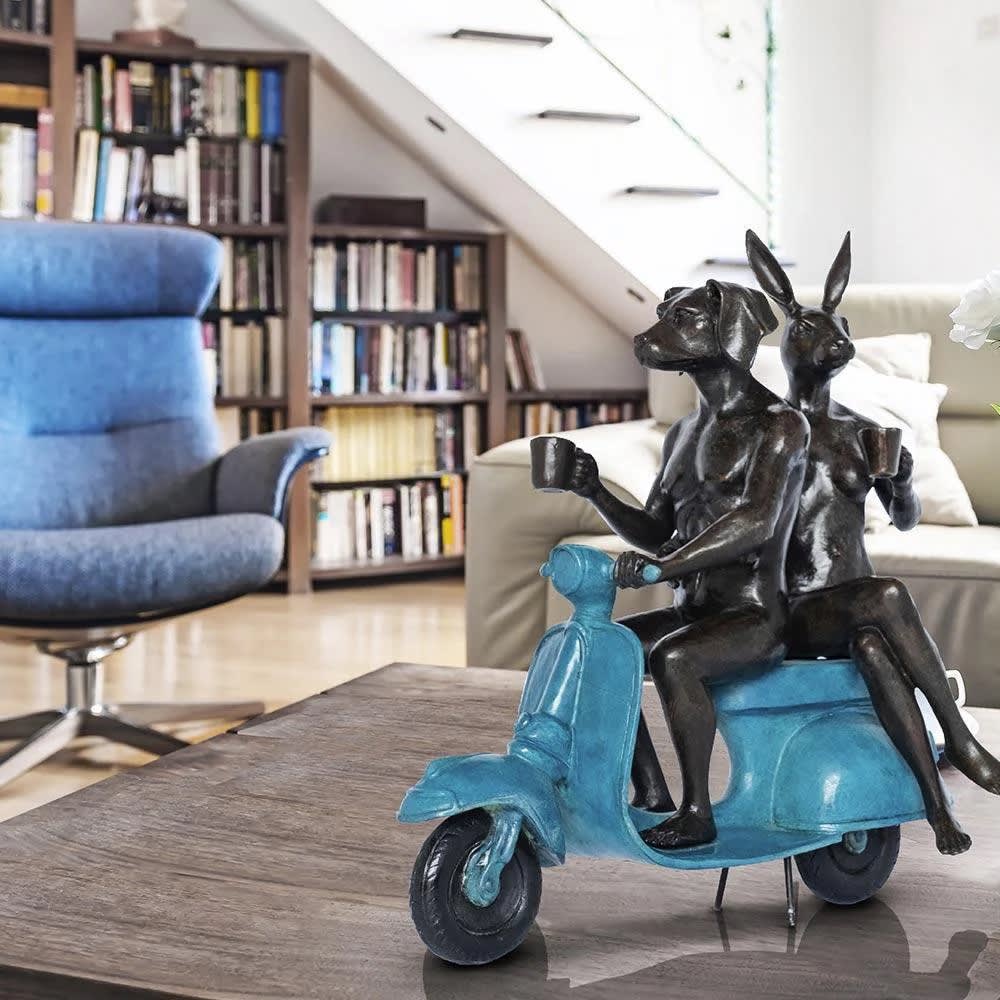 Gillie and Marc, They Loved Coffee, Riding and Each Other